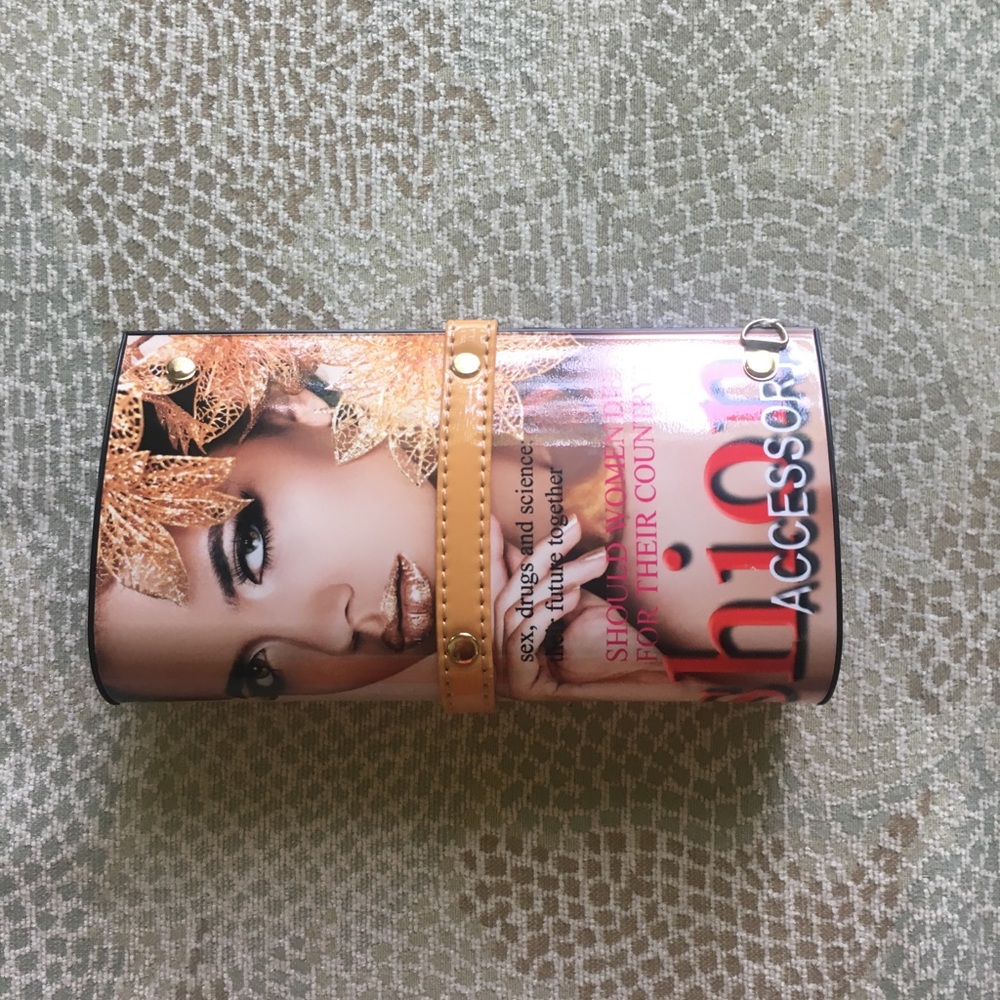 Fashion Magazine clutch purse